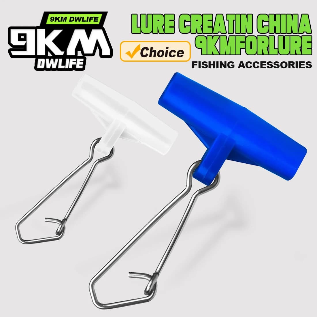 Coulisseaux pour plombs de pêche 9KM - 25 pièces avec clip accrocheur pour eau douce et mer