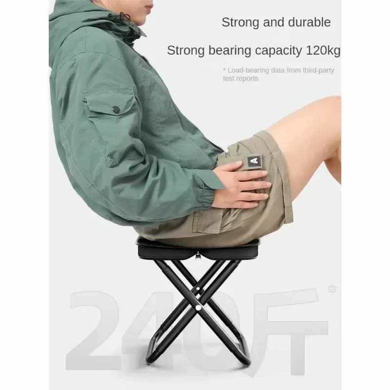 Tabouret pêche pliant ultra-léger - Siège de randonnée compact pour pêcheurs nomades