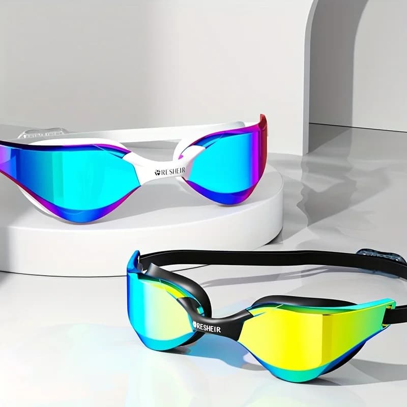 Lunettes natation unisexes étanches professionnelles - anti-buée protection UV adultes