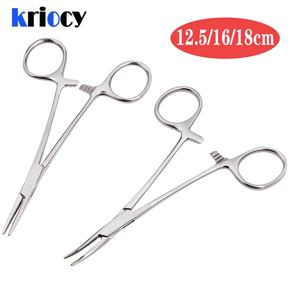 Pince hémostatique de pêche 12-18cm - Pince à verrouillage pour épilation et soins animaux