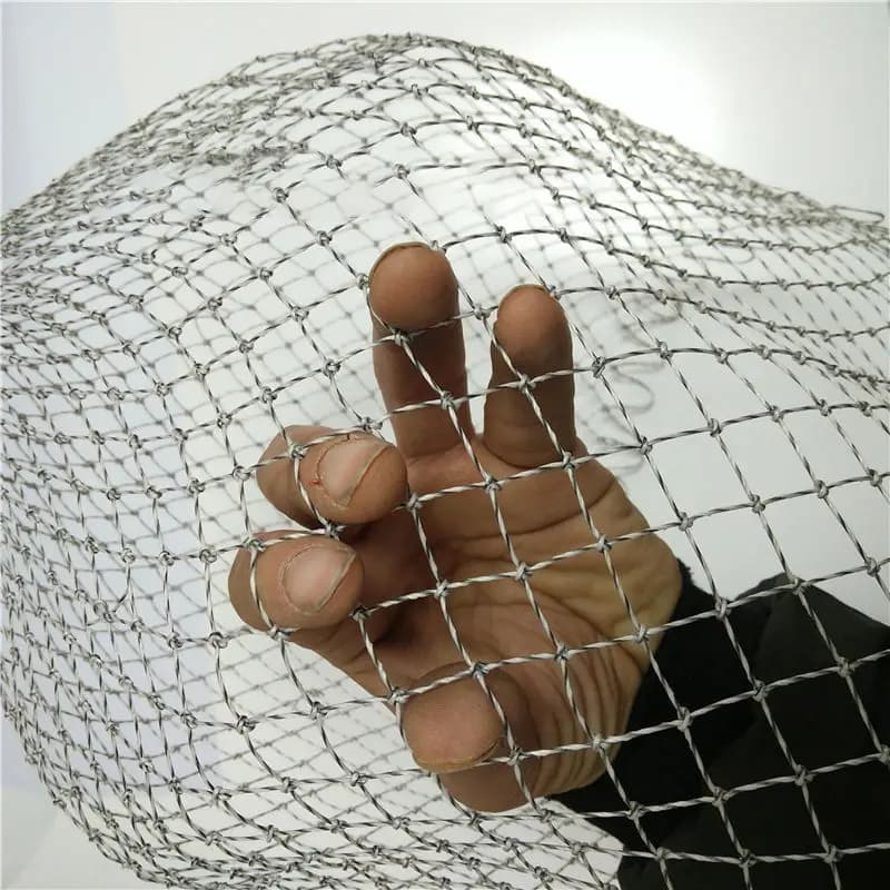 Filet pliant nylon maille losange 25-50cm profondeur - Épuisette de pêche compacte pour toutes situations