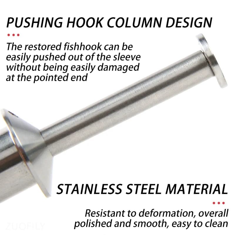 Outil de réparation hameçon calmar - Correcteur en acier inox pour hameçons déformés