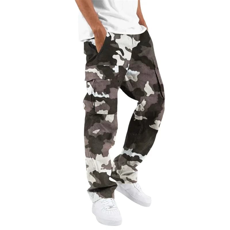 Salopette camouflage 2024 homme mode printing outdoor droite corde pêche décontractée vêtement