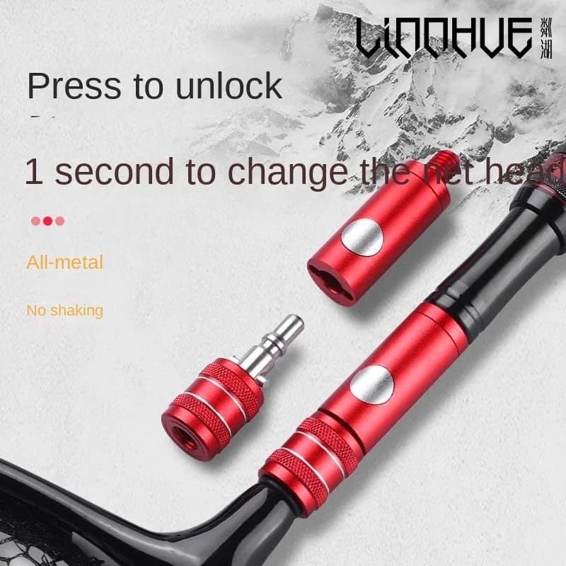 Connecteur rapide LINNHUE 8mm universel tête et canne portable accessoire pêche polyvalent