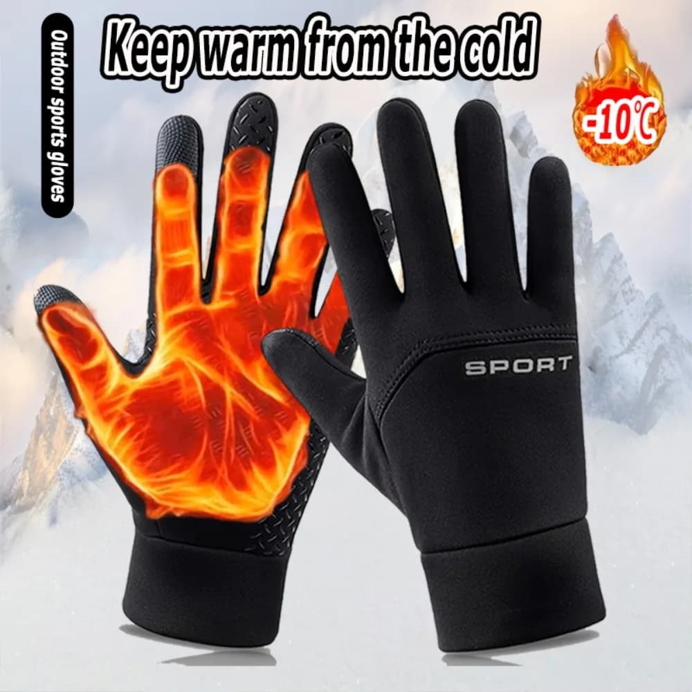 Gants hiver pêche résistance au froid écran tactile verrouillage température 360°