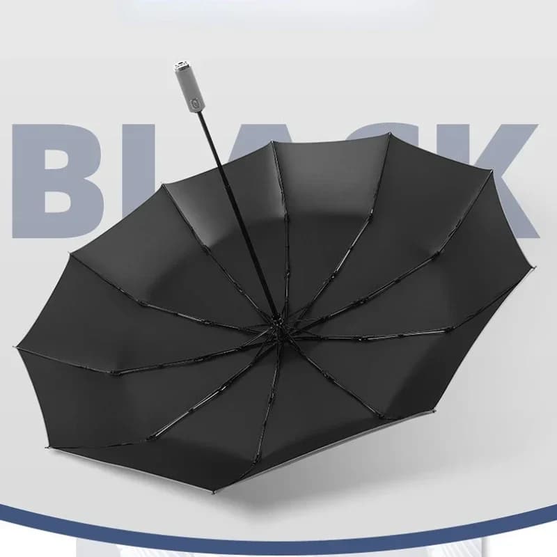 Grand parapluie automatique pliant homme femme - Anti-vent imperméable protection UV pluie forte