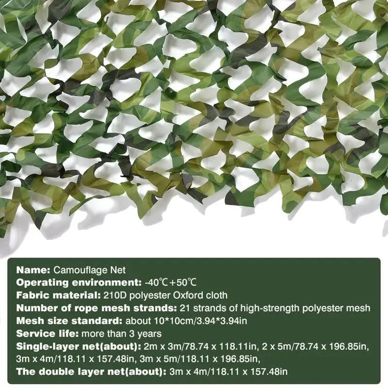 Filet camouflage rouleau en gros pour chasse pêche - Protection sol et décoration événementielle
