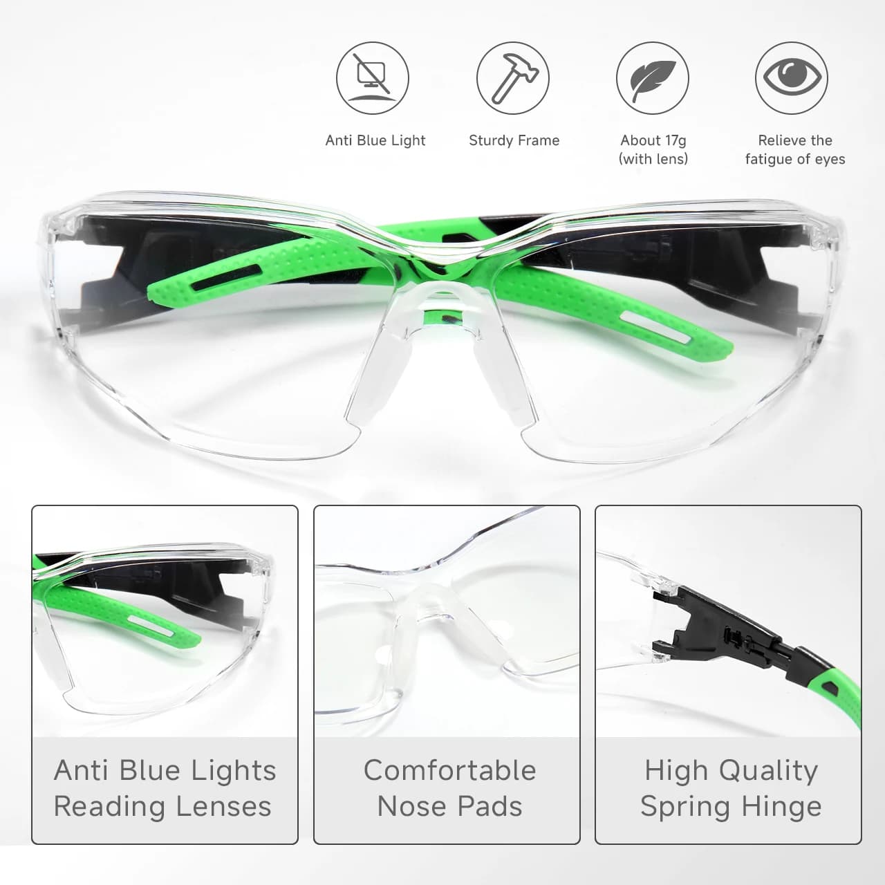 Lunettes de protection anti-postillons poussière vent sable pour cyclisme