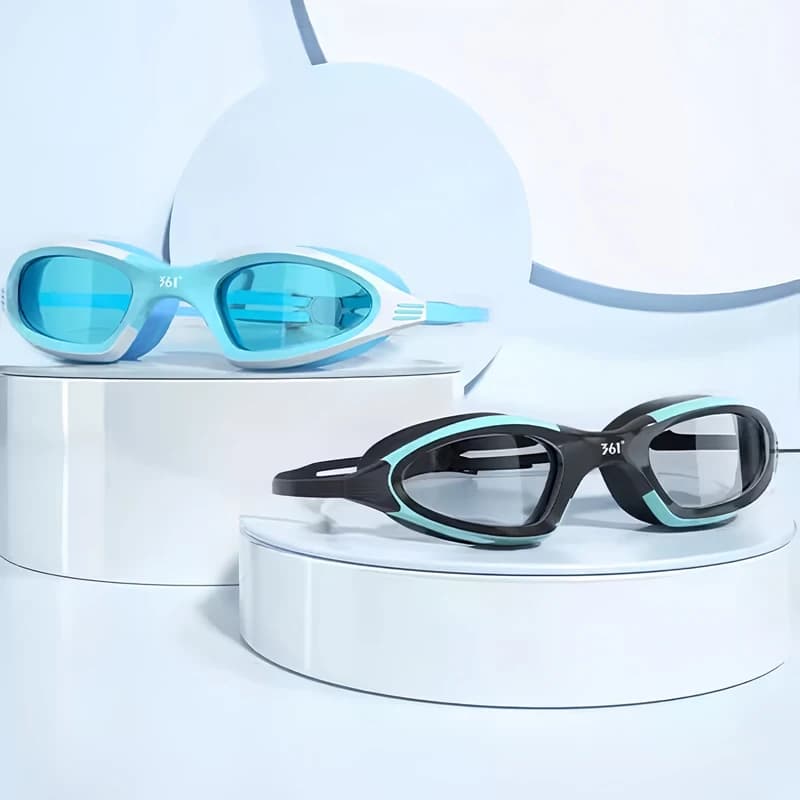 Lunettes de natation myopie professionnelles HD piscine - Correction -2.0 à -6.0 étanches anti-buée