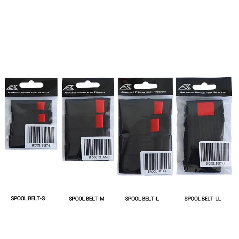 Lot 4 ceintures élastiques de protection pour bobines de moulinet accessoires pêche