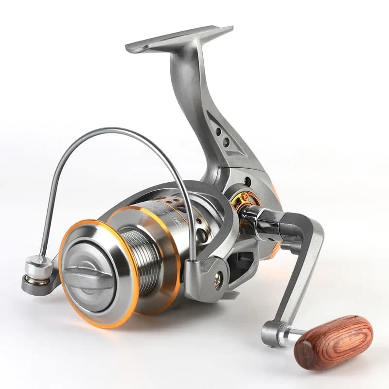 Moulinet de pêche spinning DC 1000-7000, ratio 5.2:1 et frein 26LB, pour eau douce et mer