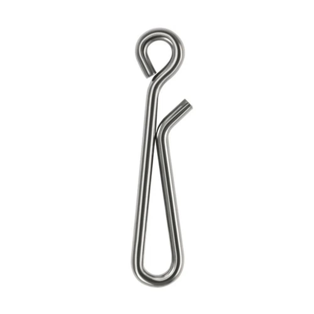 Snap pêche inox 30 50 100 pièces, mousqueton rapide et émerillon barrel pour leurres et accessoires