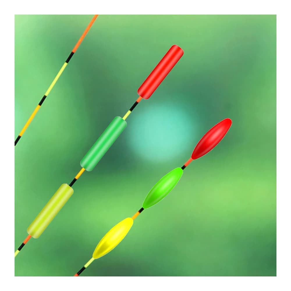 10 boules flottantes fluorescentes en mousse pour pêche à la dérive, indicateurs de touche et accessoires de pêche.
