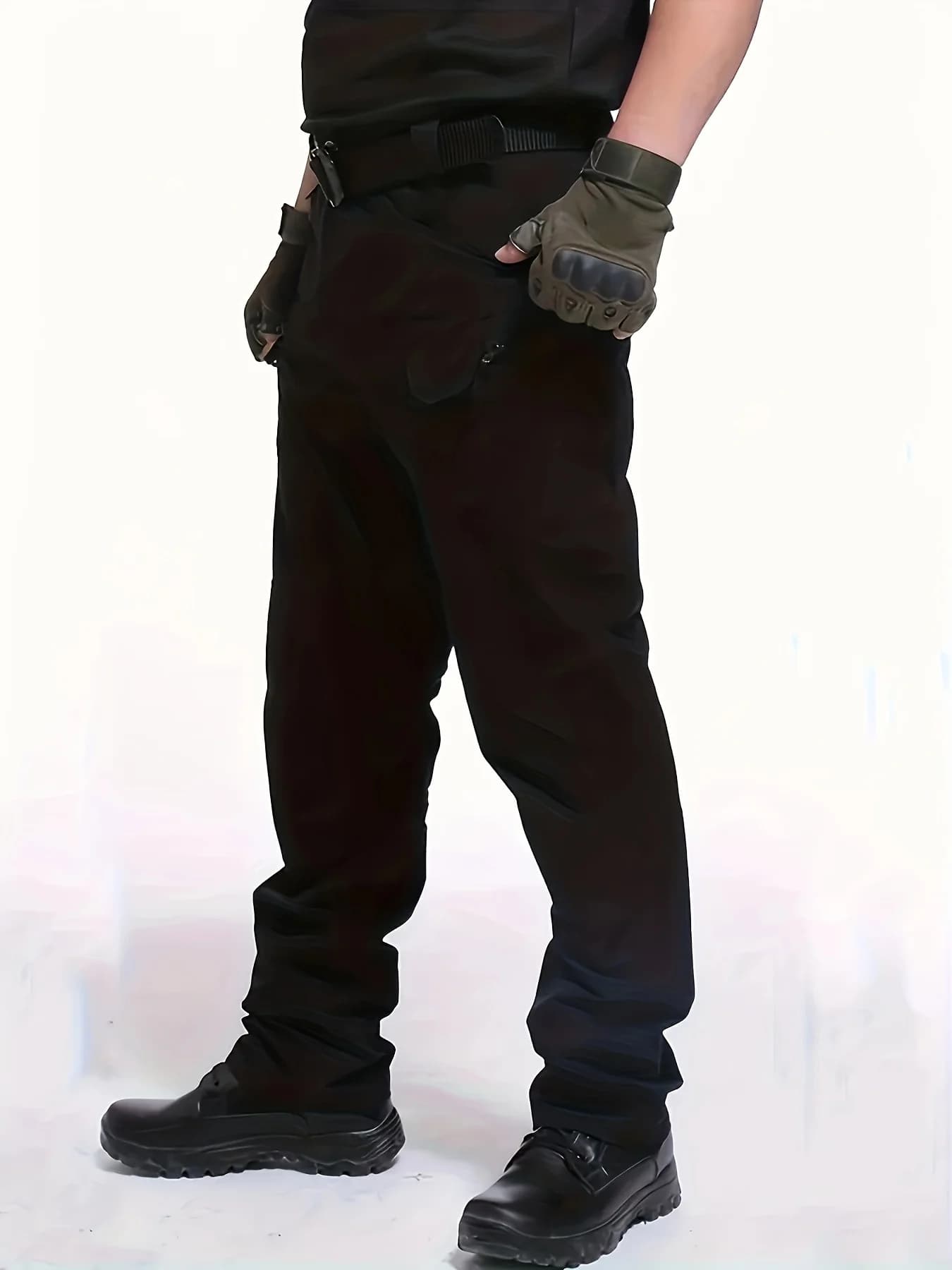 Pantalon cargo taille plus pour pêche printemps été - Large confortable pêche oversize homme