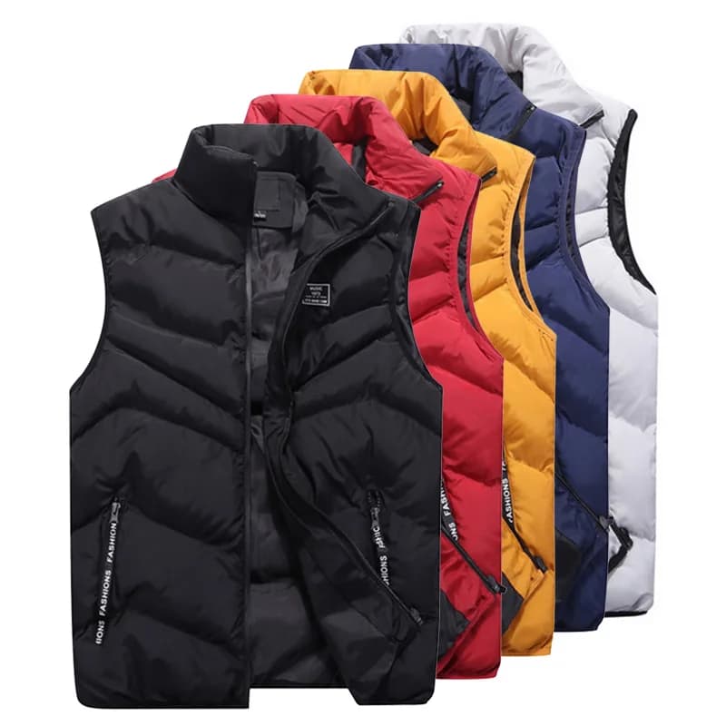 Gilet homme grande taille 8XL 7XL hiver - Veste sans manches épaisse en coton pour hommes forte corpulence