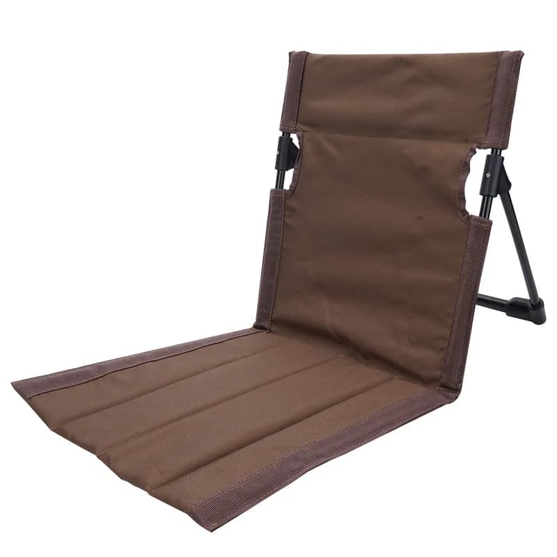 Chaise pliante pêche avec dossier et coussin - Siège confort jardin et plage pour pêcheurs