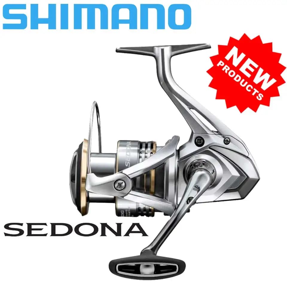 Moulinet pêche spinning Shimano Sedona 2023 frein avant 3+1BB pour pêche en mer et eau douce