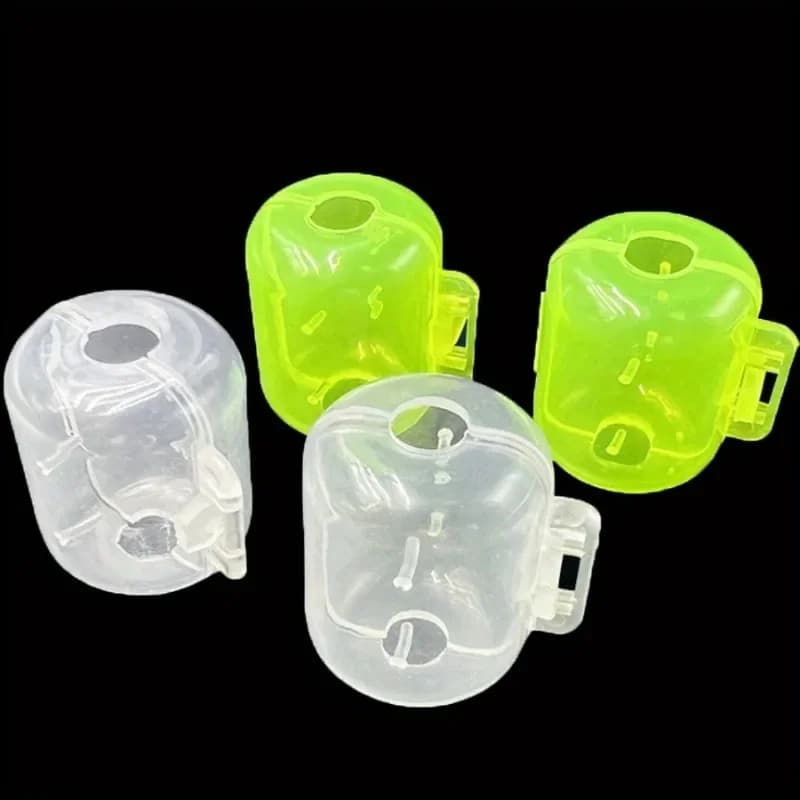 Lot de 100 protections d'hameçons pour leurres calmar - Coques de protection pour pêche aux céphalopodes
