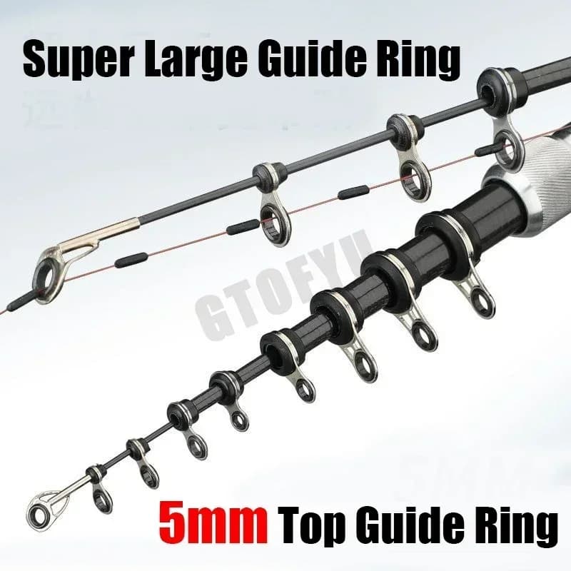 Canne télescopique carbone rock fishing 2.7m à 7.2m ultra légère pour leurres carpe mer