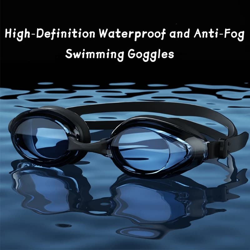 Lunettes de natation adultes vision HD étanches anti-buée unisexes stylées et confortables