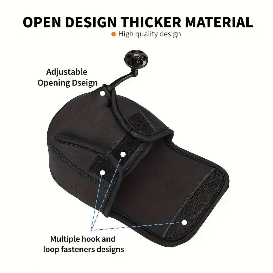 Housse de protection pour moulinet de pêche spinning casting raft étui de rangement couverture tambour