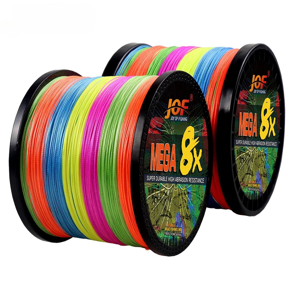 Ligne tressée JOF 8 brins 300M pour leurres - Multifilament PE 18-78LB bar carnassier carpe