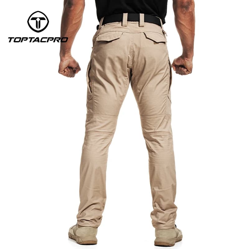 Pantalon tactique TOPTACPRO avec boîte cadeau - Triple protection pour pêche sportive intensive