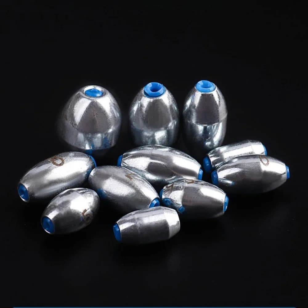 Plombs de pêche creux alliage acier carbone 20 pièces 3g à 10g - Poids appâts leurres