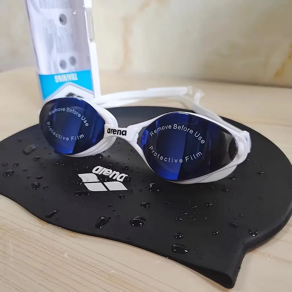 ARENA lunettes de natation étanches anti-buée professionnelles compétition set bonnet