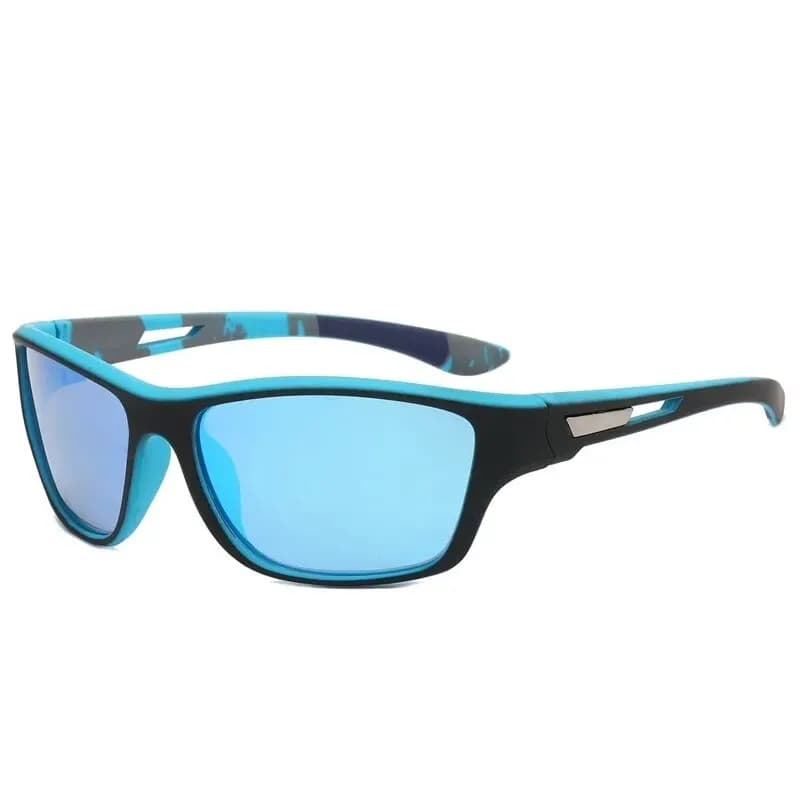 Lunettes de sport polarisées vintage pour pêche en mer - Cyclisme ski randonnée - Protection UV400 unisexe