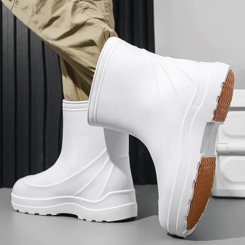 Bottes de pêche imperméables courtes EVA antidérapantes pour pêcheurs professionnels et loisirs