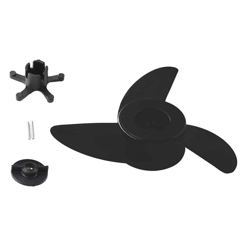 Hélice 3 pales pour moteur électrique de bateau hors-bord pêche trolling propulsion hélice et écrou