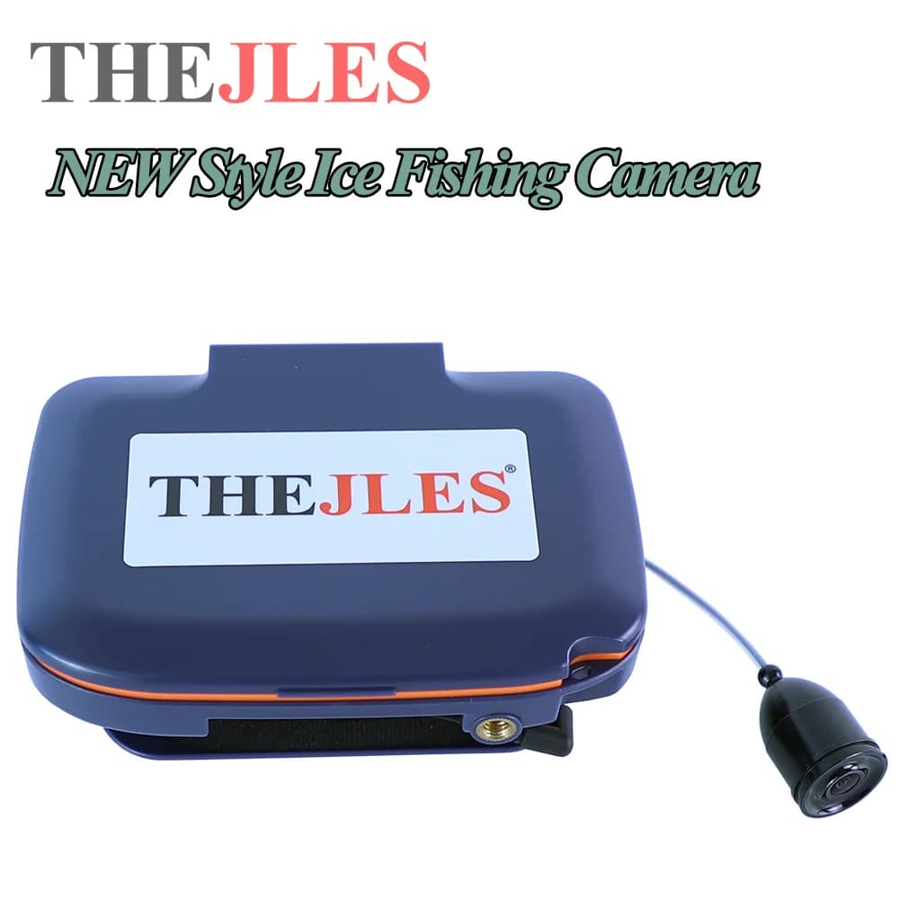 Caméra vidéo pêche THEJLES 4.3 pouces couleur 8 LED IR réglables 15m HD 1000TVL sous-marine