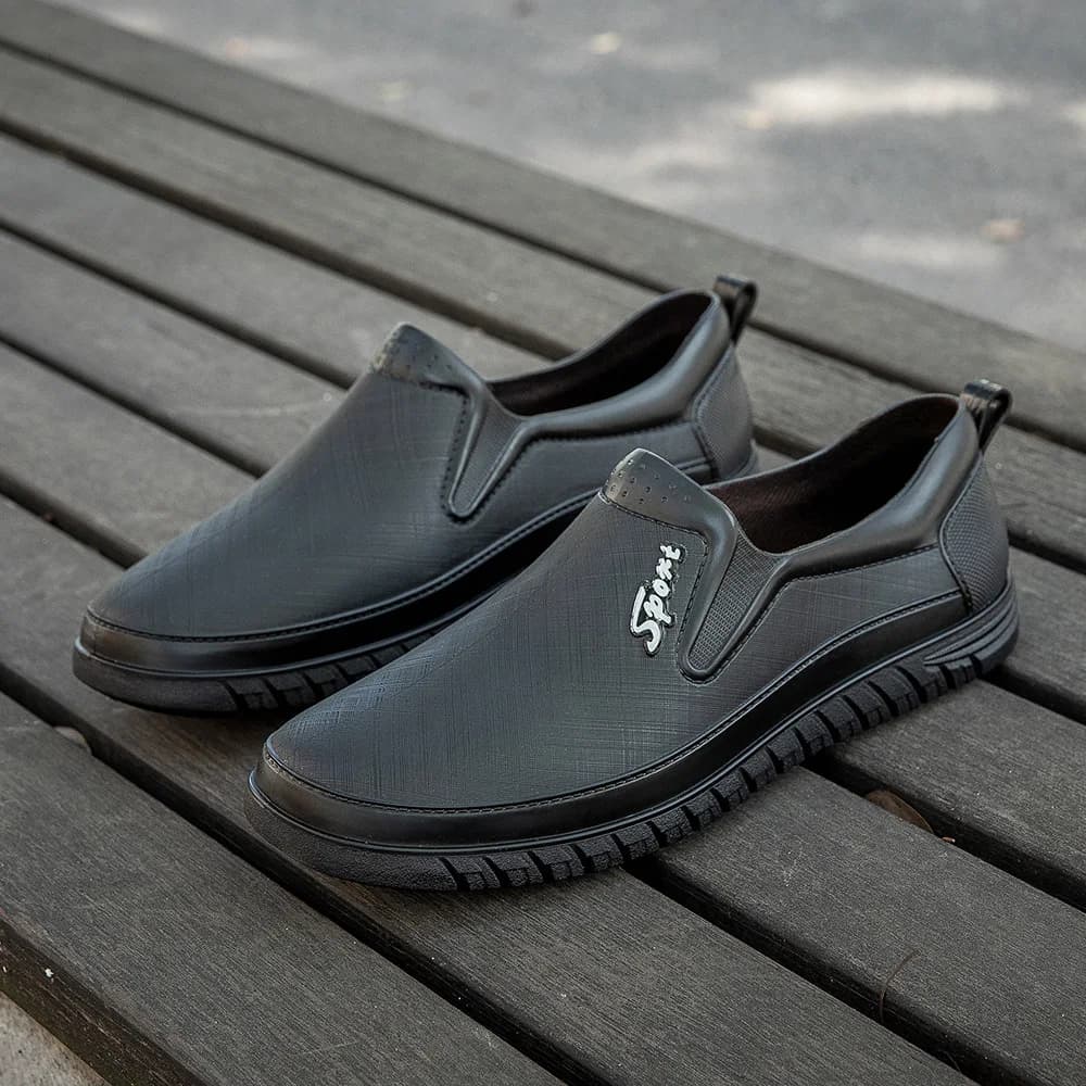 Bottes de pluie hiver 2024 cheville homme - Chaussures vadrouille souples imperméables antidérapantes mode