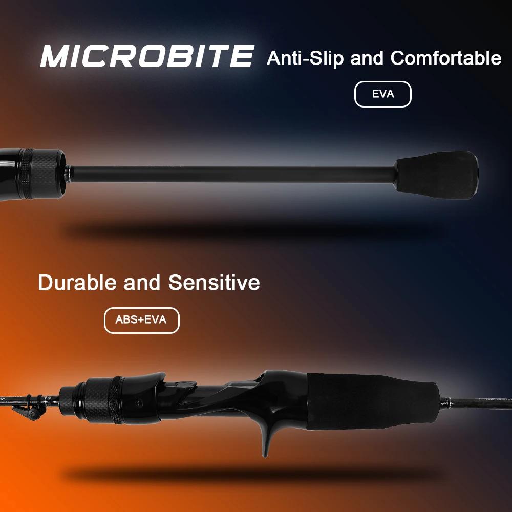 Canne spinning MIFINE MICROBITE TRAVEL 40+46T carbone ultralégère 1.8-2.2m pour pêche truite en rivière