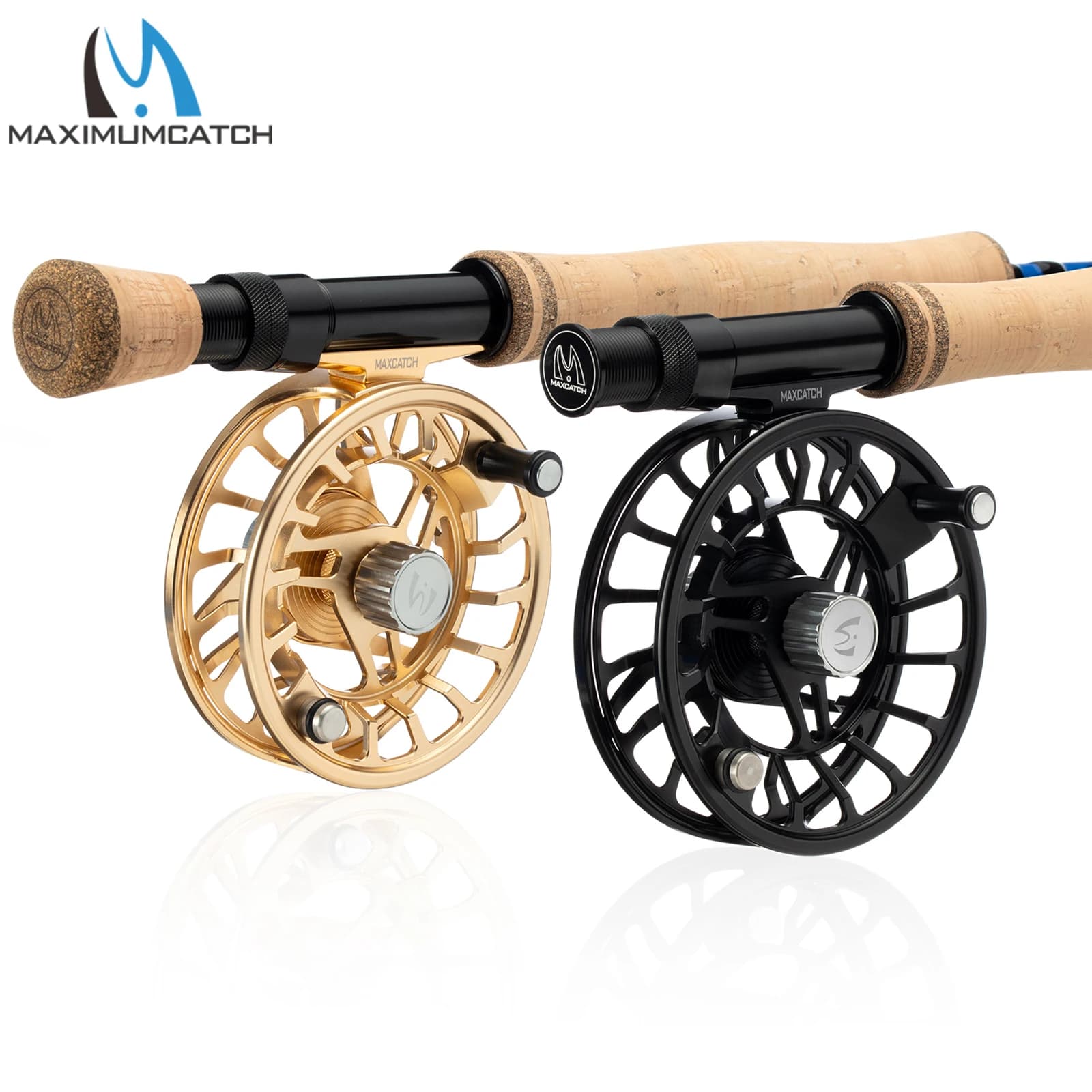 Canne à mouche Maxcatch Extreme-X action rapide avec tube de transport section supplémentaire 3-8WT 8.4ft-9ft