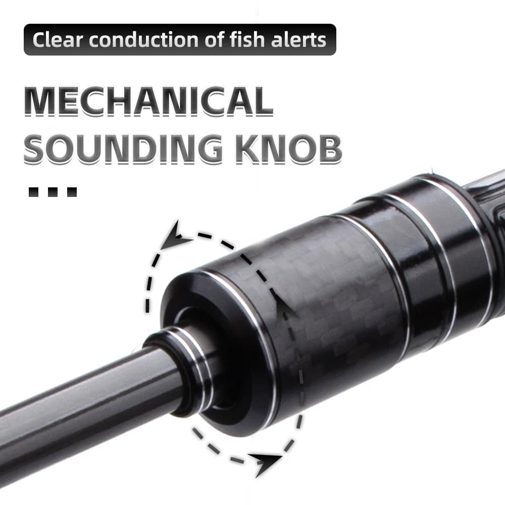 Canne leurre télescopique FISHINGFANS carbone medium light poignée voyage portable pointe solide