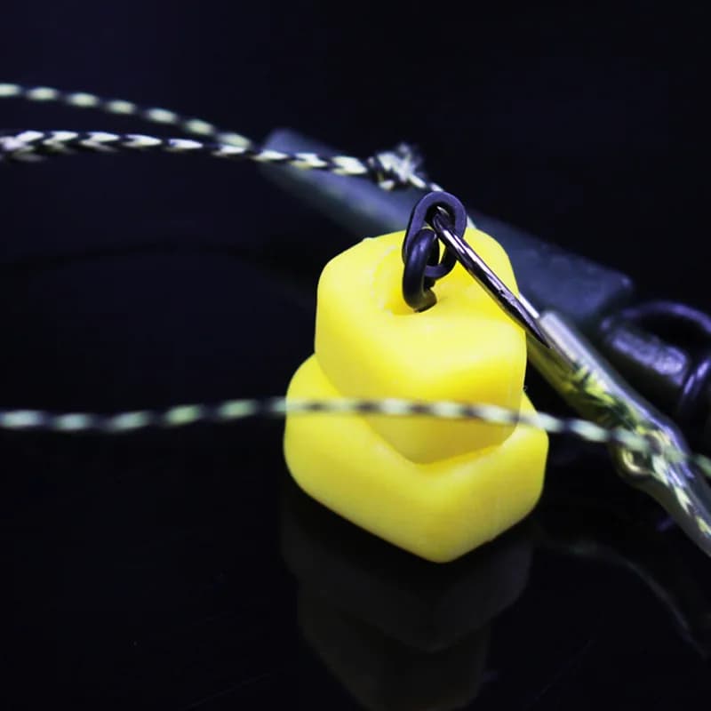 10 perles flottantes double maïs style européen - appâts silicone à descente lente pour carpe