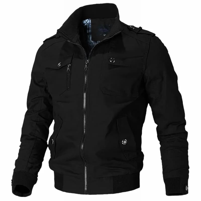 Veste militaire homme printemps automne 2023 en coton doublure polaire tendance workwear