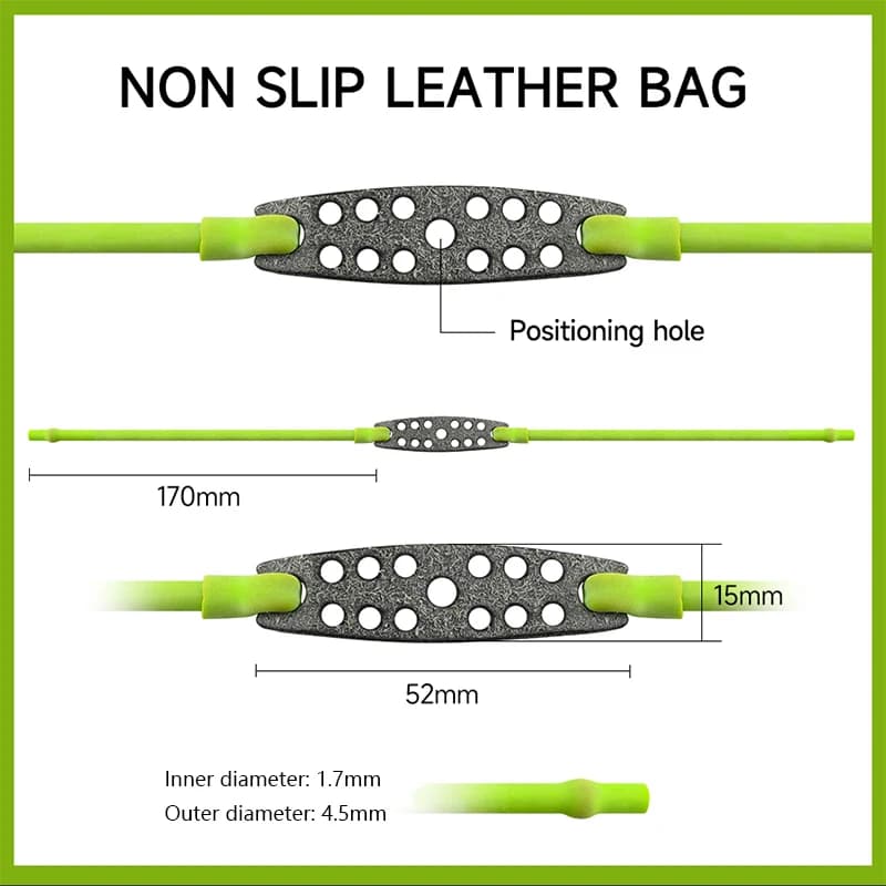 Bandes élastiques en latex naturel haute puissance - Équipement pour fronde de pêche et chasse sous-marine