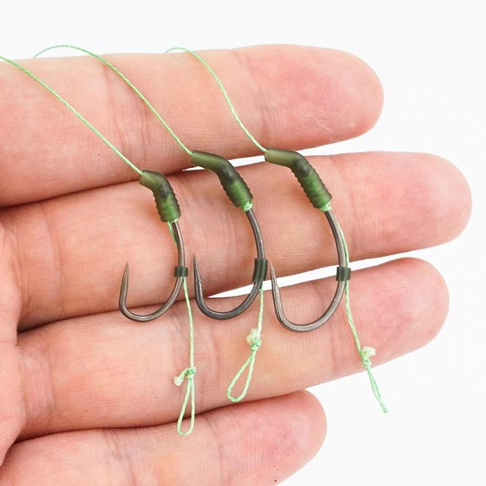 40 manchons anti-emmêlement Hirisi pour pêche à la carpe - Alignement parfait des hameçons et accessoires