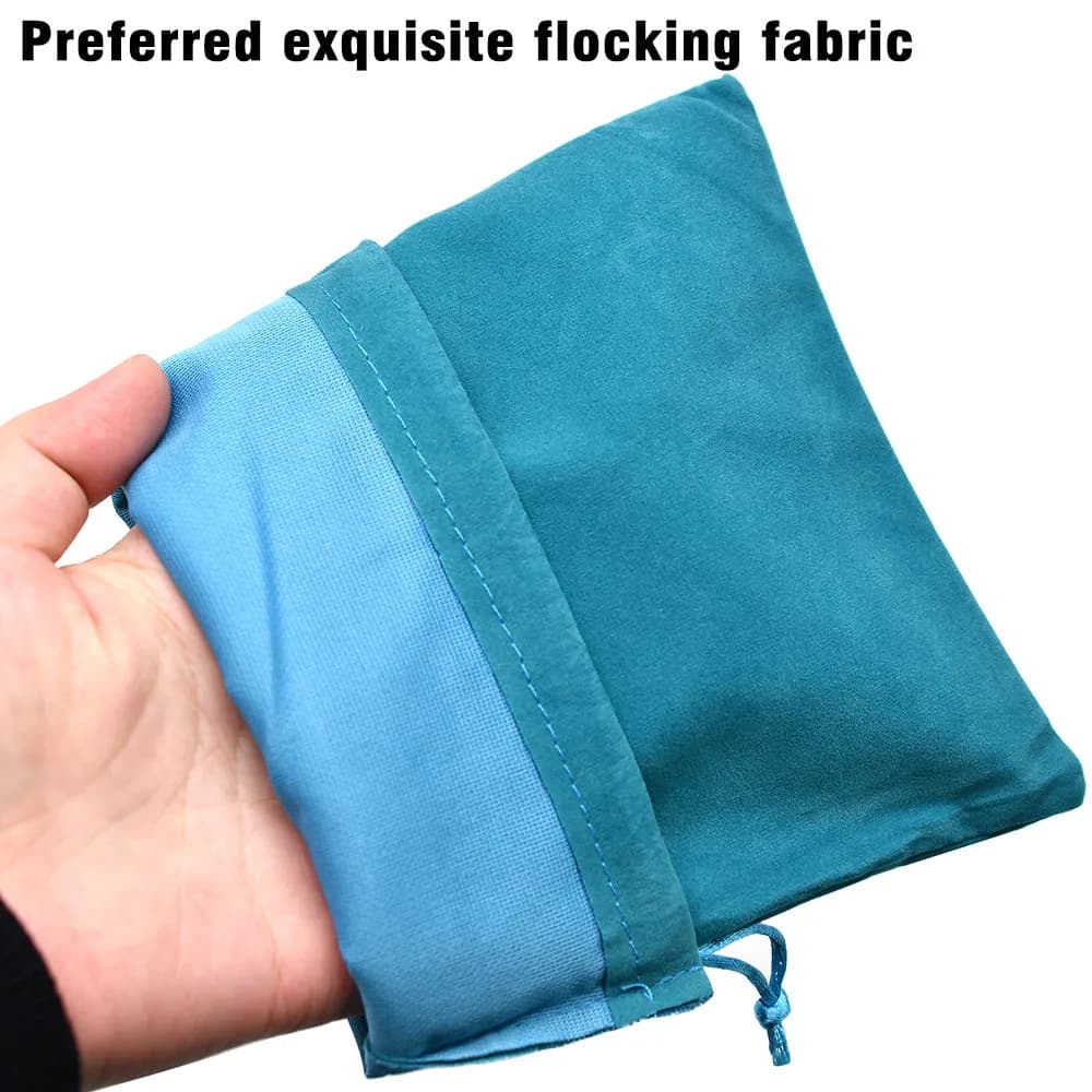 Lot 3 sacs de rangement moulinets MNFT S/M/L avec cordon bleu noir portable pêche