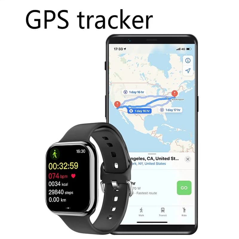 Montre IW10 série 2025 GPS suivi sport appel Bluetooth étanche compatible Android iOS smartwatch unisexe