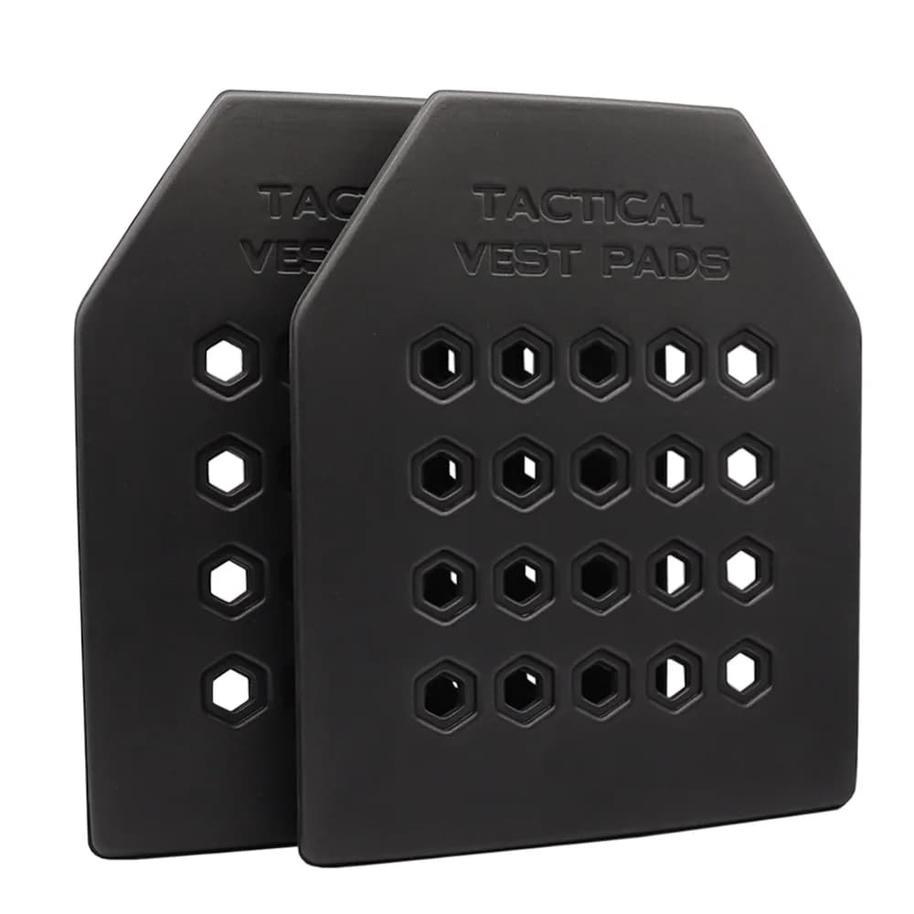 Plaque de protection tactique VULPO rembourrée - Insert anti-choc pour gilet de pêche et portage