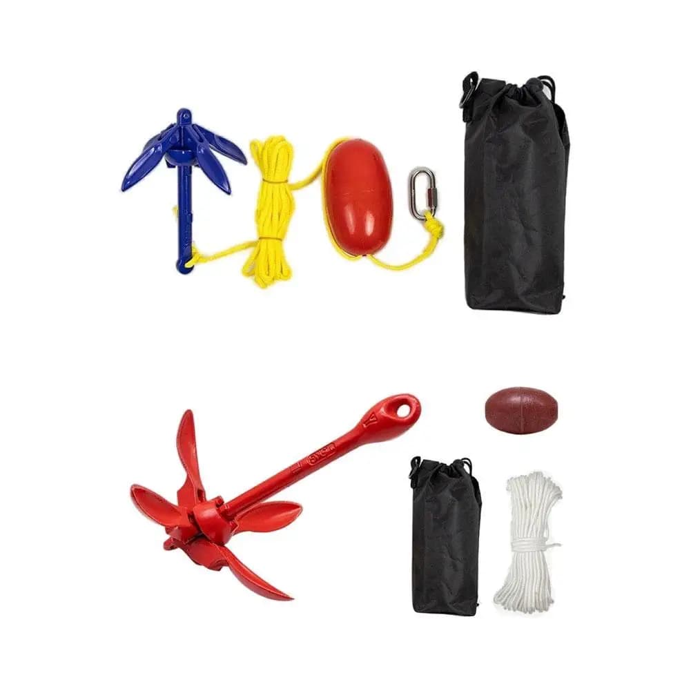 Kit ancre pliante marine pour kayak de pêche, canoë, jet ski, paddle board et petits bateaux