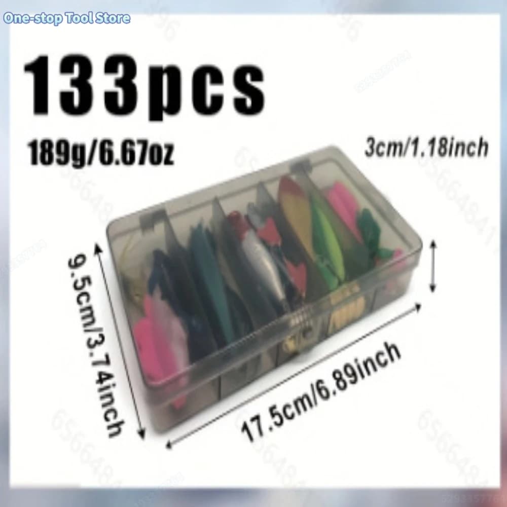Mega kit 83 à 193 leurres pour truite brochet et bar - boîte de pêche organisée avec étages