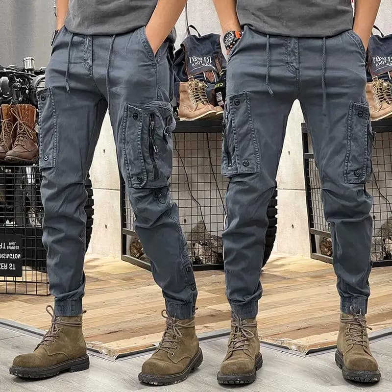 Pantalon cargo tactique militaire homme 2025 - Printemps automne - Jogger utilitaire pêche outdoor