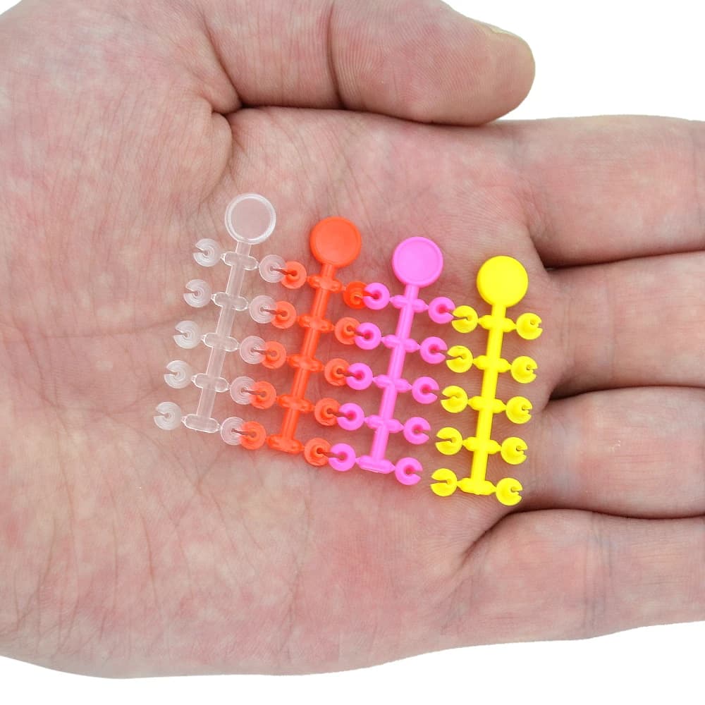 10 perles d'arrêt floss cap pour boilies carp fishing - arrêt de bouillette pêche carpe AH170