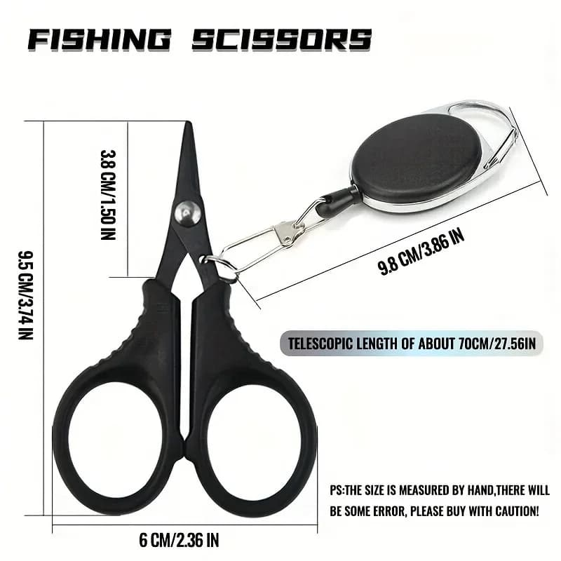 Stainless Steel Fishing Scissor Plier Cut PE Braid Line Cutter Plies Carp Fishin