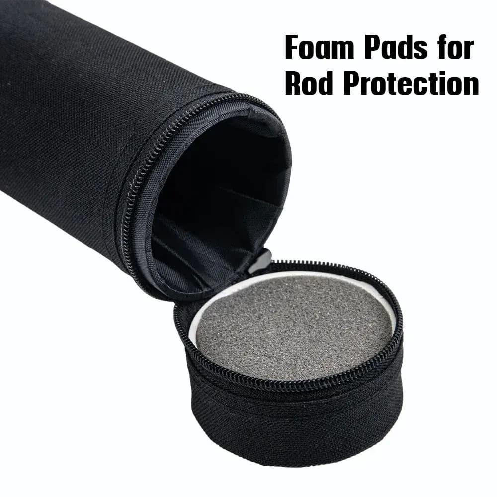 Tube rigide de protection pour canne à pêche Goture portable 64-150cm étui de transport pêche extérieur